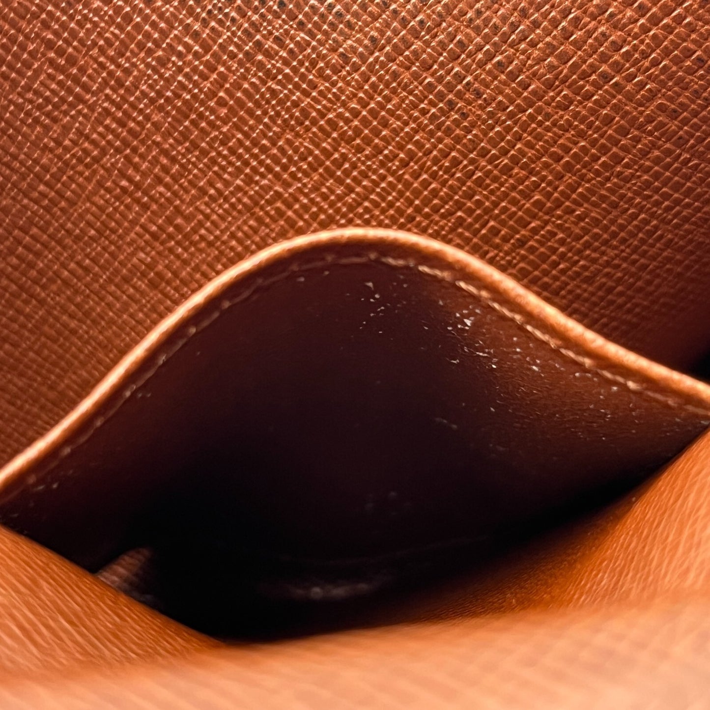 Louis Vuitton Portefeuille 3 Cult Credit M61818 Monogram Long Leather Wallet