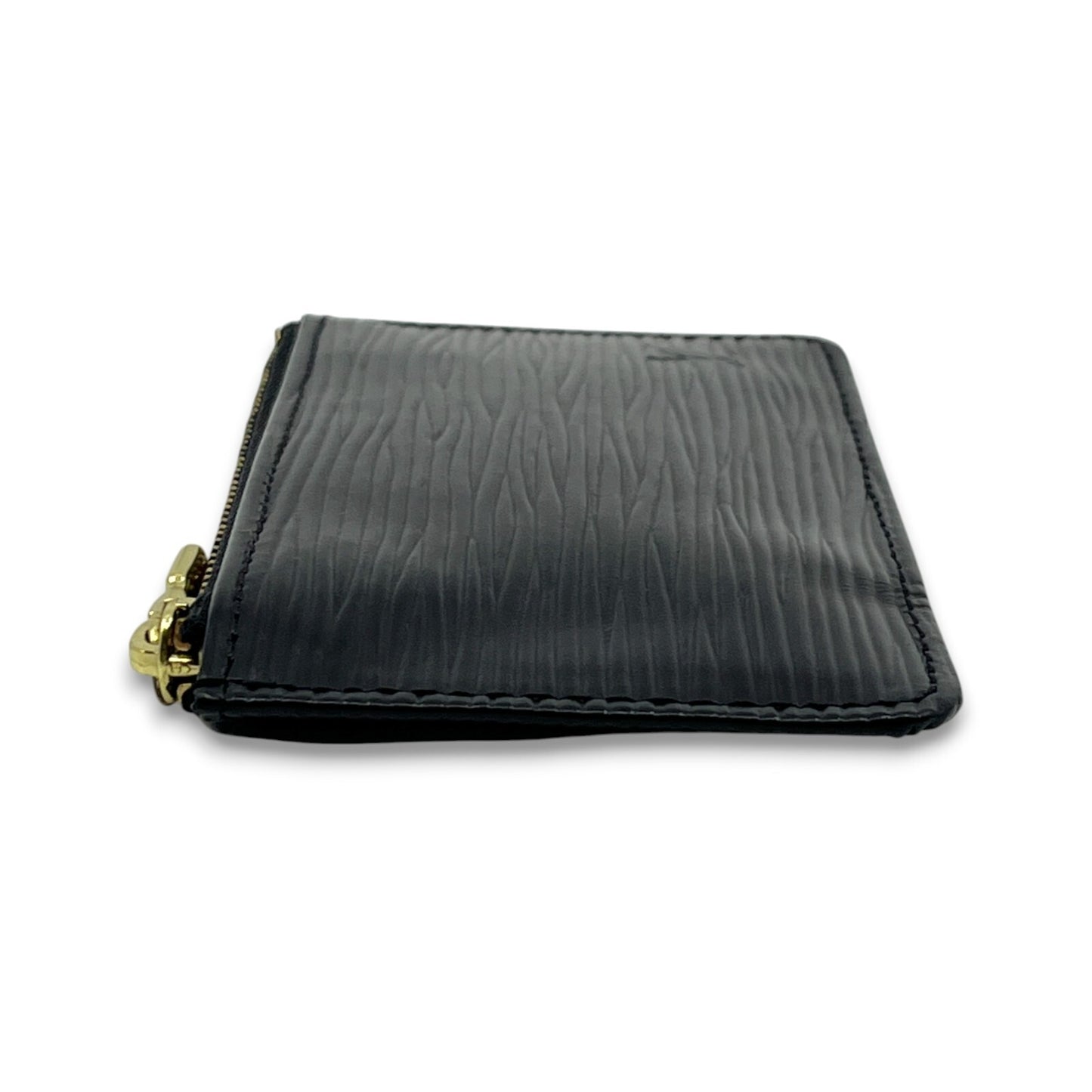 Louis Vuitton Epi Pochette Cles Leather Wallet Coin Purse Black