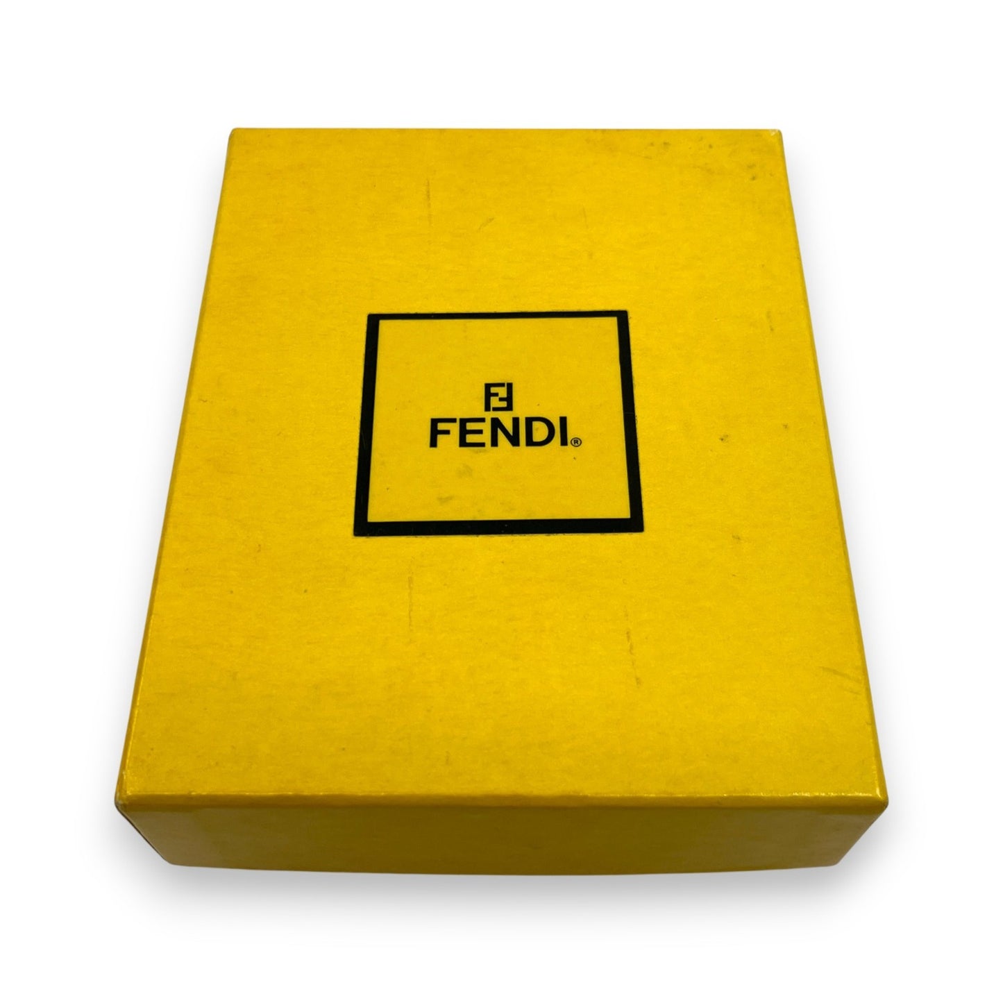 Fendi Zucca Canvas Leather Bifold Wallet in Brown /w Box