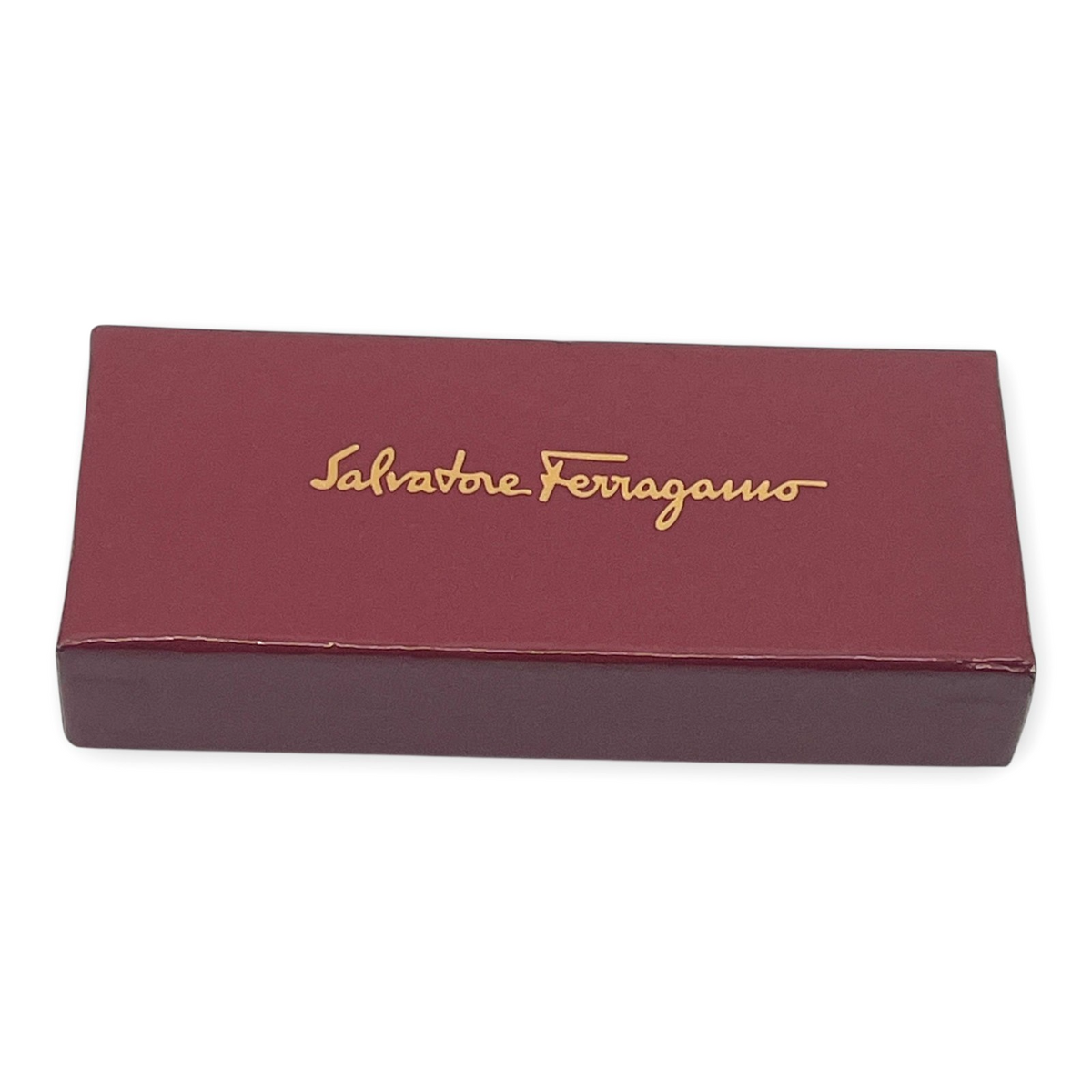 Salvatore Ferragamo Gancini Cell Phone Strap High Heel Shoe Charm Silver w/Box