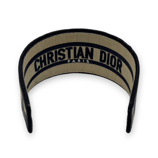 Christian Dior Wide Headband in Beige Leopard