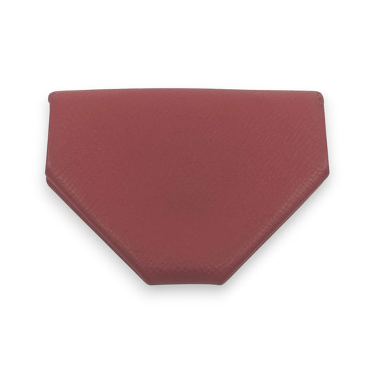 Hermes Le 24 Coin Purse in Red Epsom Leather with Gold Tone Hardware