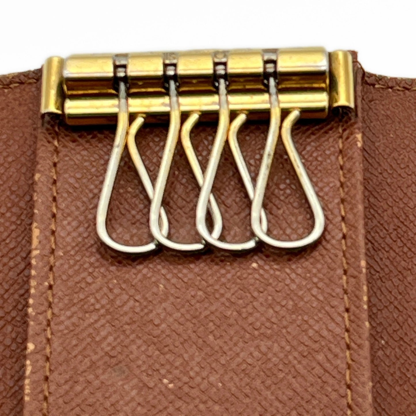 Louis Vuitton Monogram Minlan Multicles 4 Hooks Key Case Brown