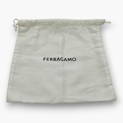 Salvatore Ferragamo Vara Ribbon Headband Crystal Black Italy W/ Dust Bag