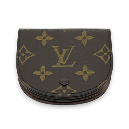 Louis Vuitton Monogram Porte-Monnaie Gousset Coin Purse Brown