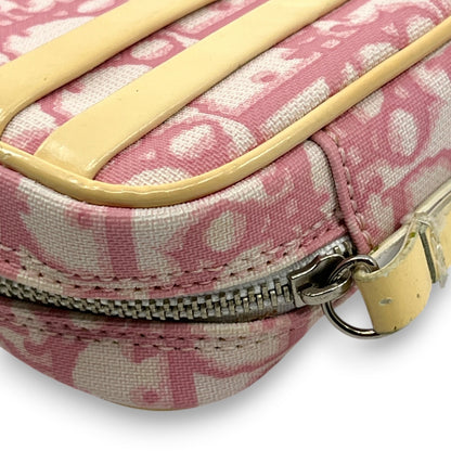 Christian Dior Trotter Pouch in Pink PVC with Number 2 patch