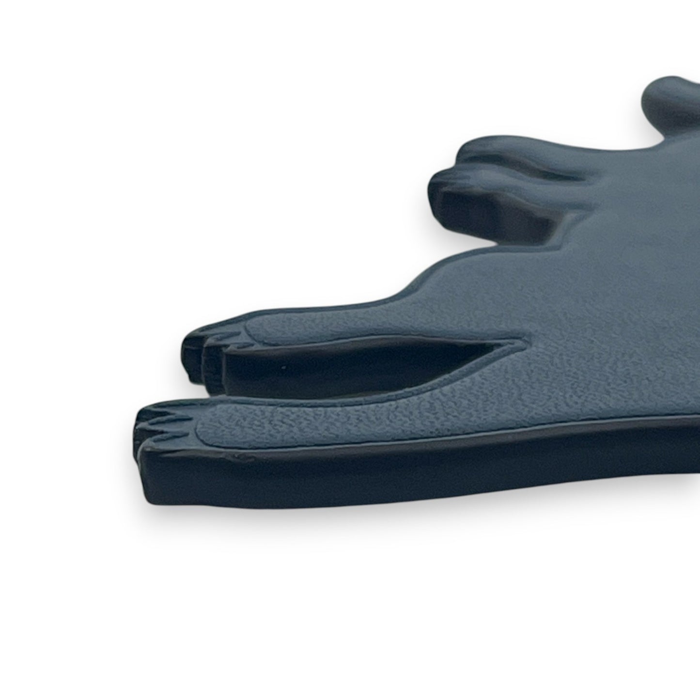 Coach Rexy Dinosaur Bag Charm Keychain Dark Blue Leather C6294G