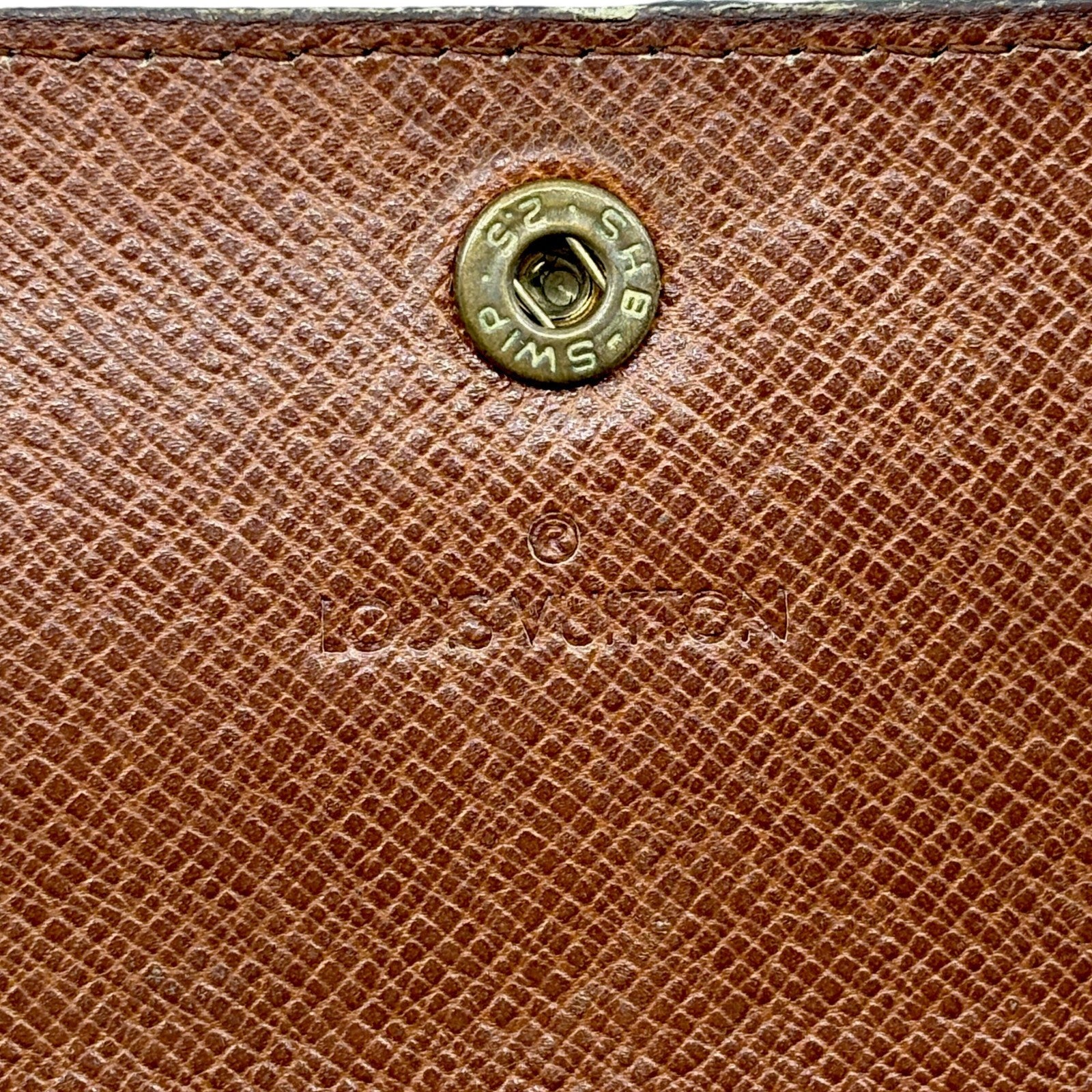 Louis Vuitton Monogram Porte Monnaie Zip Bifold Wallet M61735