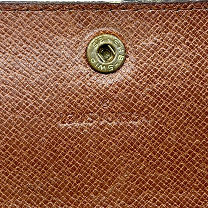 Louis Vuitton Monogram Porte Monnaie Zip Bifold Wallet M61735