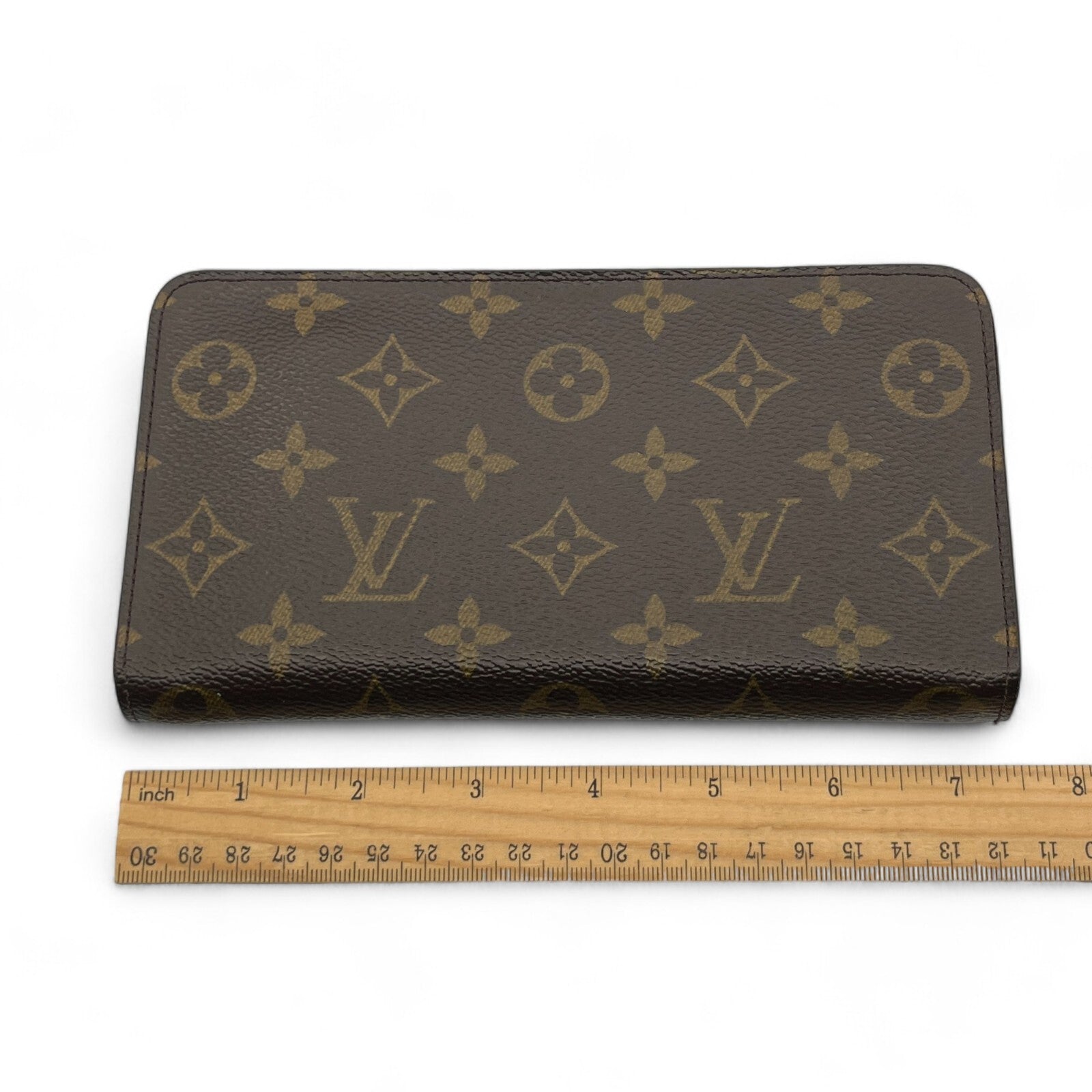 Louis Vuitton Monogram Porte Monnaie Zip Long Wallet