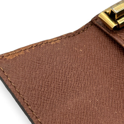 Louis Vuitton Monogram Minlan Multicles 4 Hooks Key Case Brown