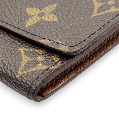 Louis Vuitton Portefeuille 3 Cult Credit M61818 Monogram Long Leather Wallet