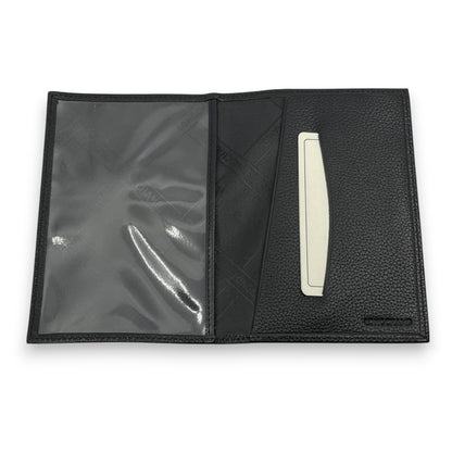 Longchamp Leather Card Holder Black with Box