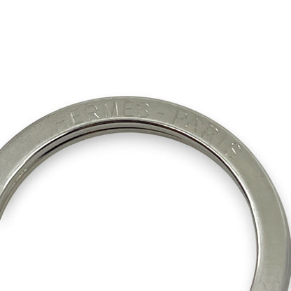 Hermès Carmen Rose Pourpre Pink Leather Tassel Key Ring Charm w/ Box