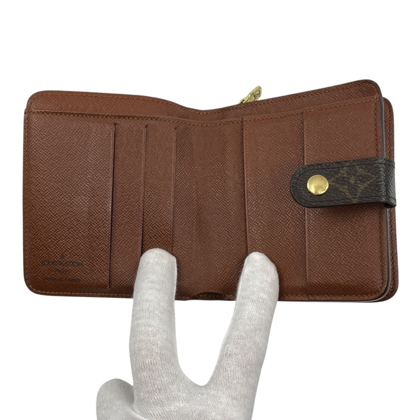 Louis Vuitton Monogram Compact Zip Bifold Wallet