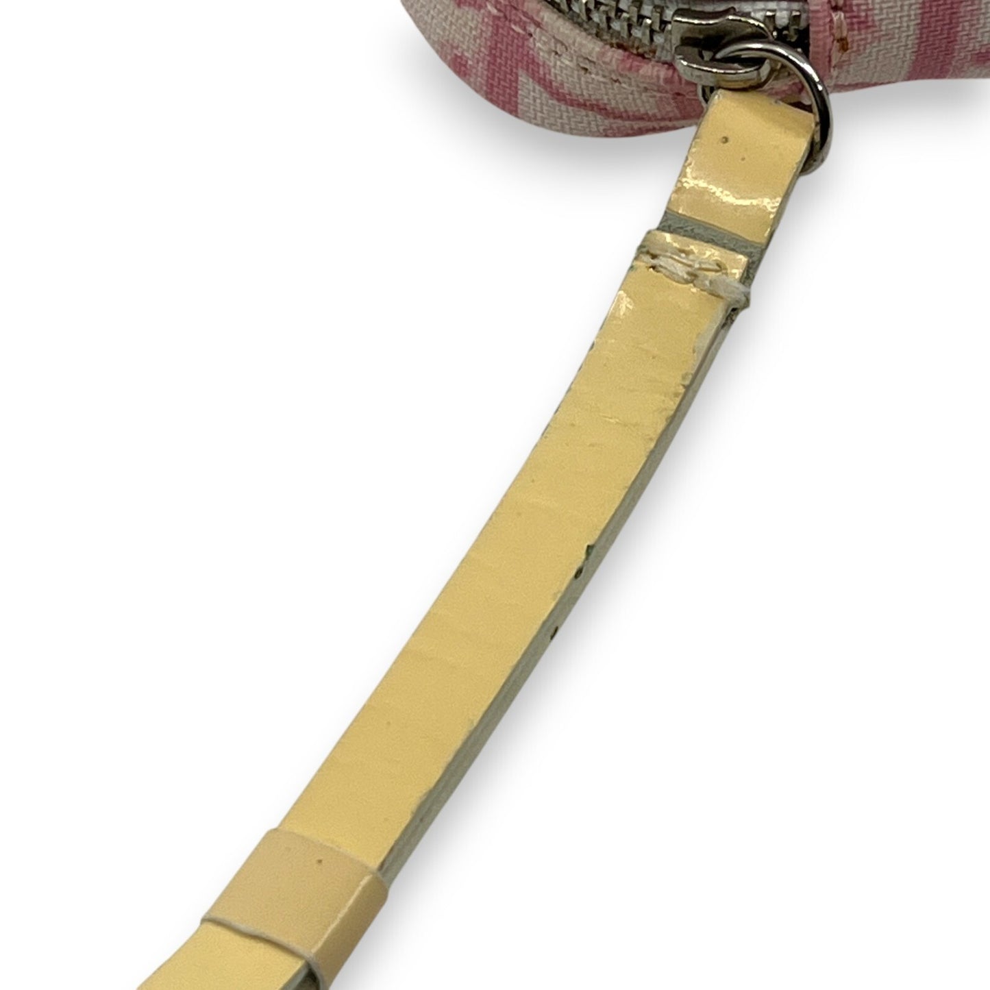 Christian Dior Trotter Pouch in Pink PVC with Number 2 patch