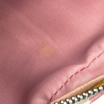 Christian Dior Trotter Pouch in Pink PVC with Number 2 patch