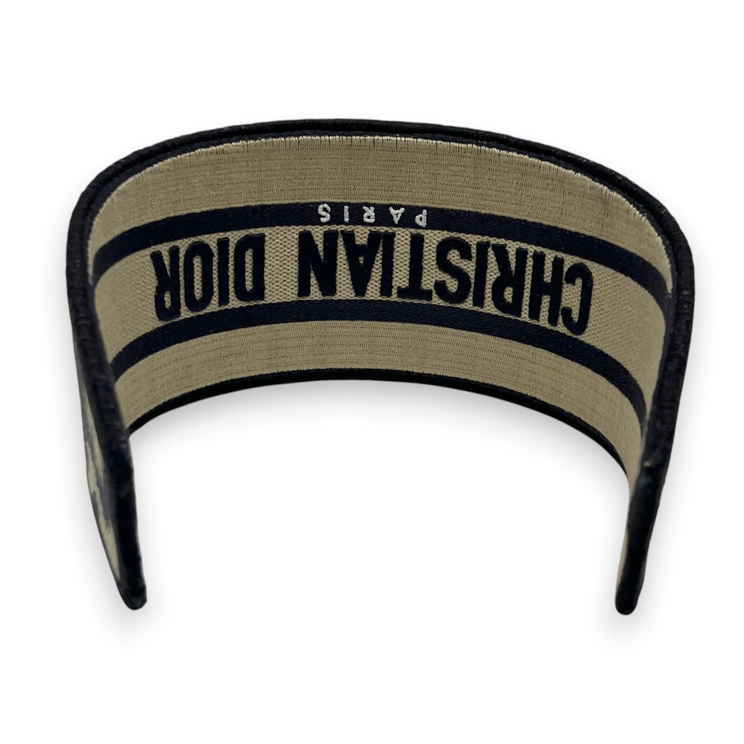 Christian Dior Wide Headband in Beige Leopard