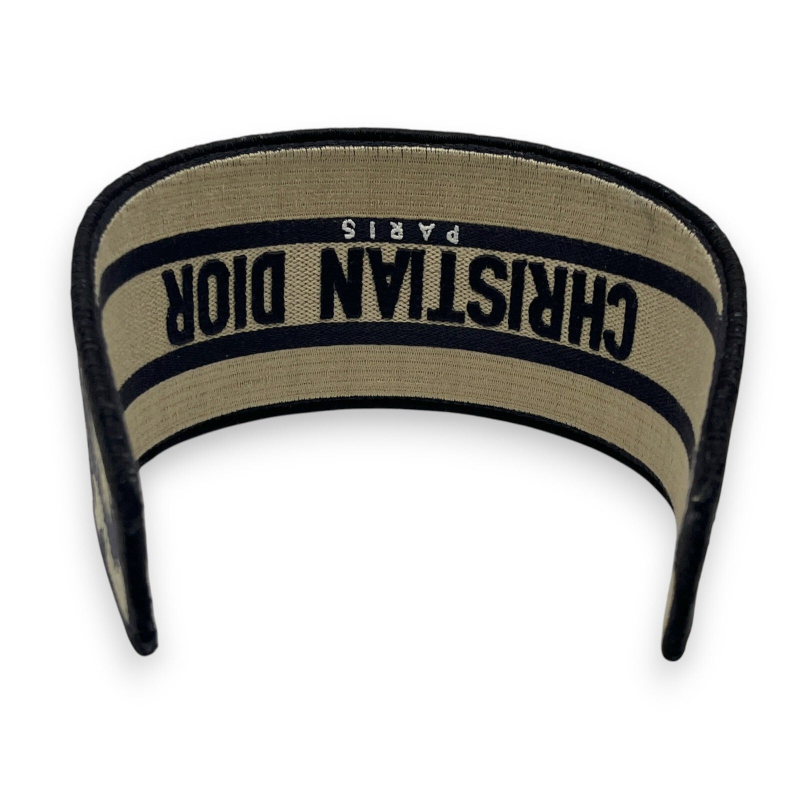 Christian Dior Wide Headband in Beige Leopard