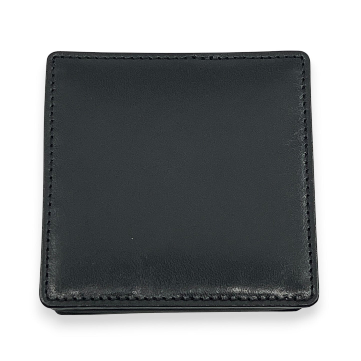 Bally Compact Leather Coin Wallet in Black w/ Box and Dust Bag