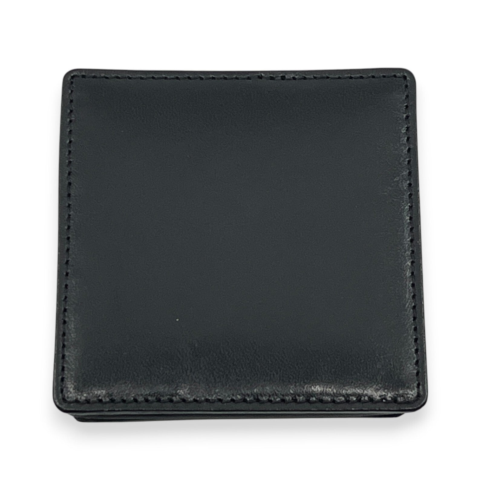 Bally Compact Leather Coin Wallet in Black w/ Box and Dust Bag