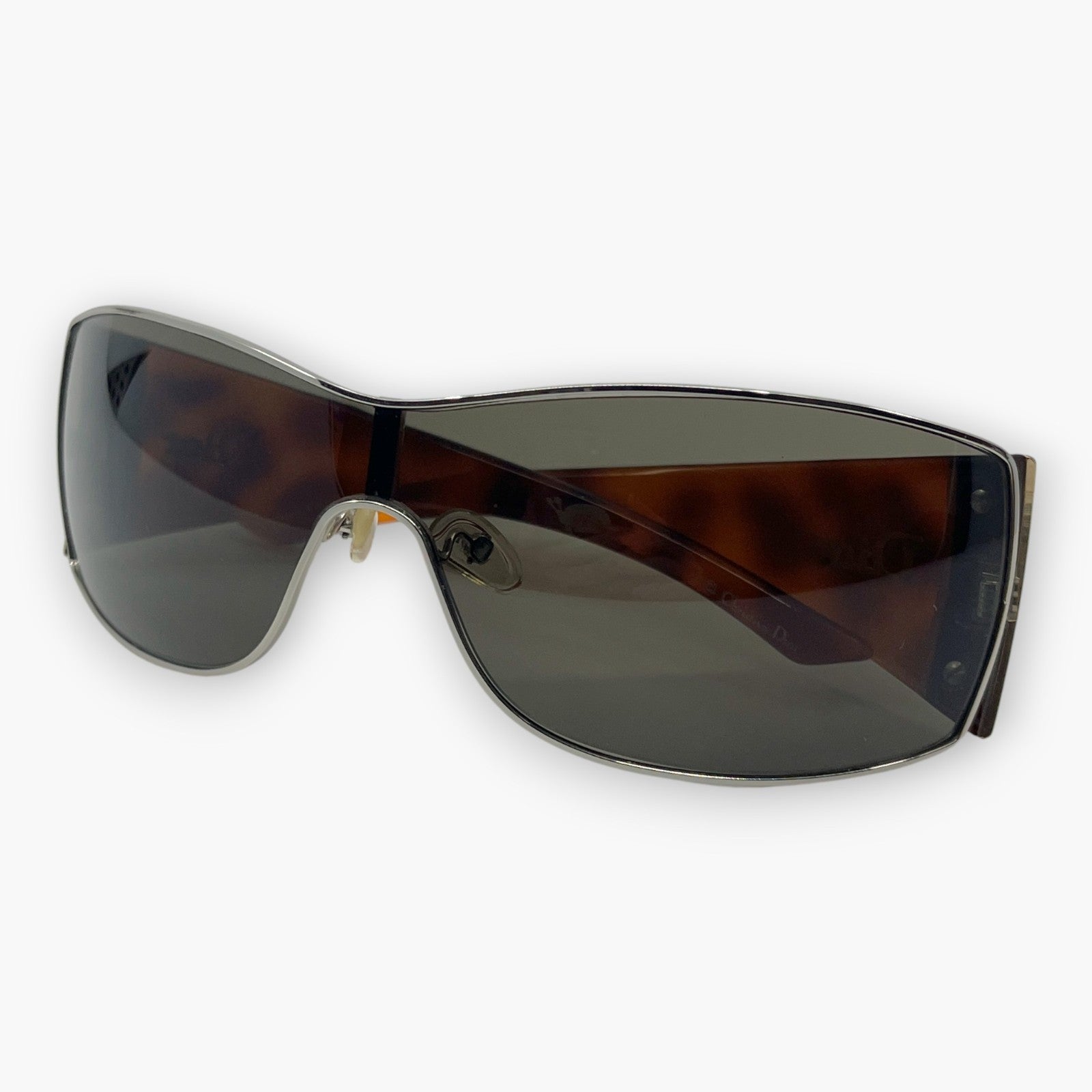 Christian Dior Gray Shield Sunglasses MIXT 2 TRXOX 125 Made in Italy