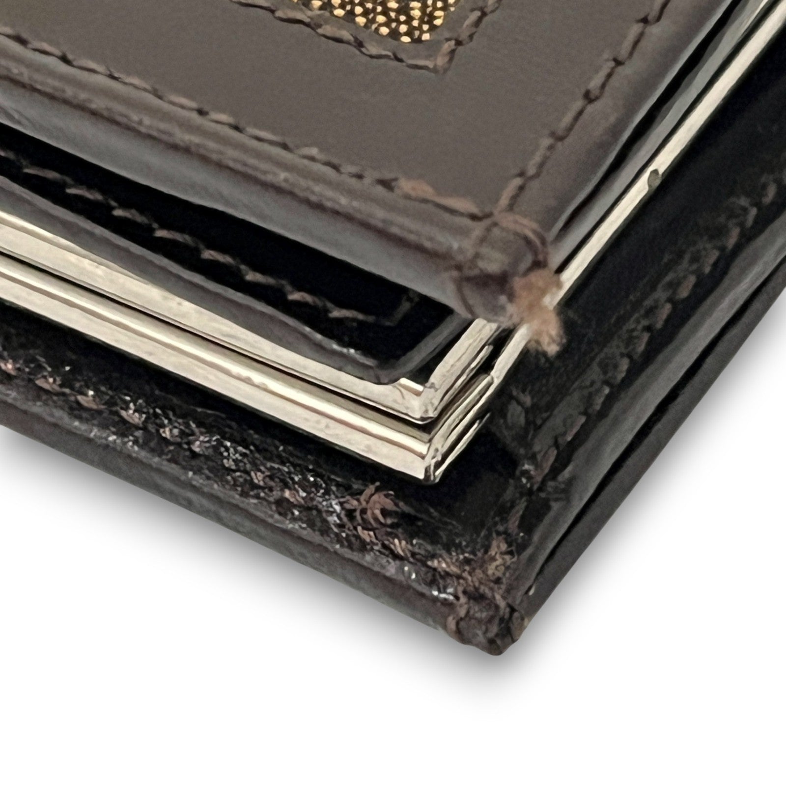 Fendi Zucca  Canvas Leather Bifold Wallet in Brown /w Box