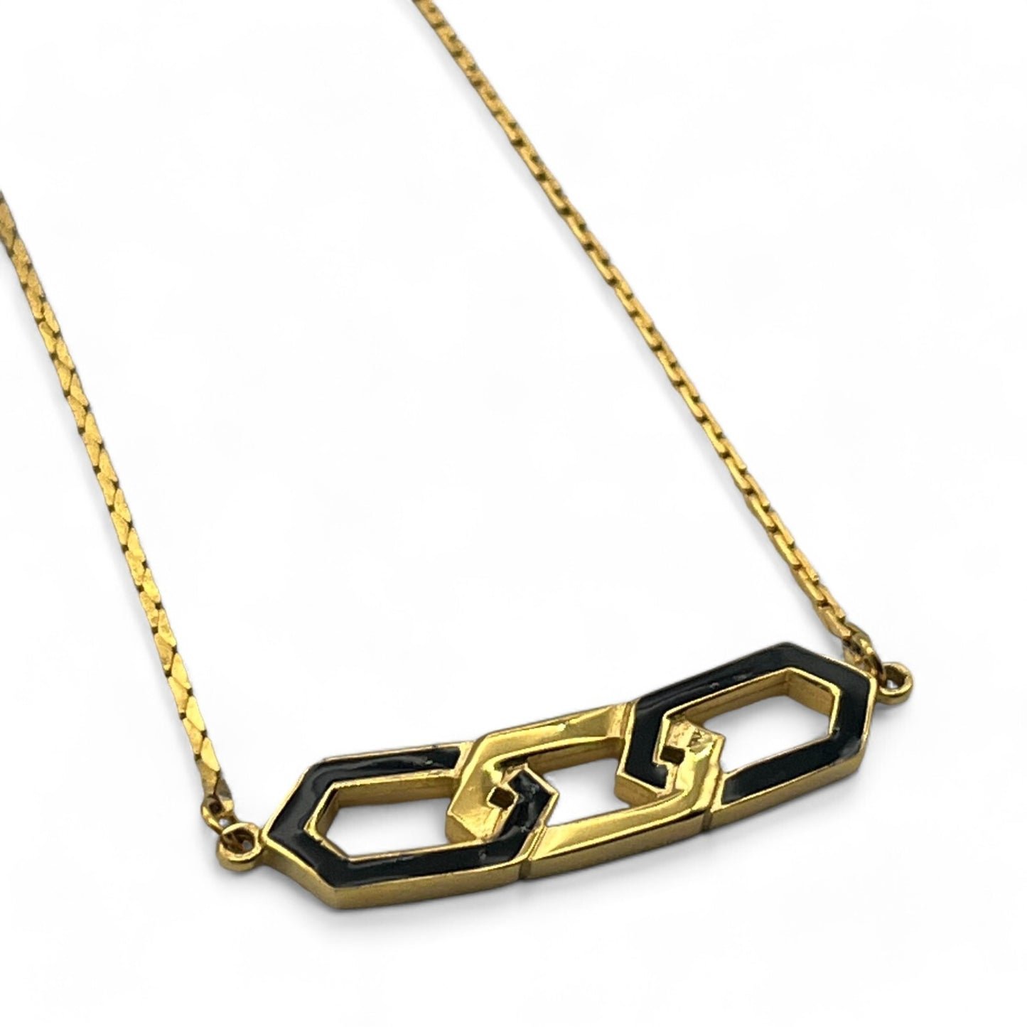 Givenchy GG Logo Pendant Necklace in Gold-Tone