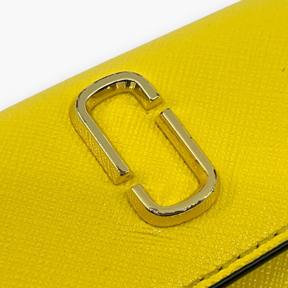 Marc Jacobs Wallet M0013597 Pink Yellow Leather Trifold