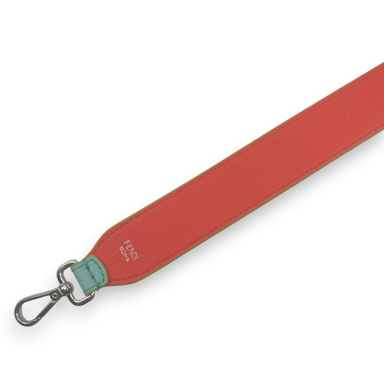 Fendi Strap You Leather Bag Strap in Light Blue w/ Dust Bag