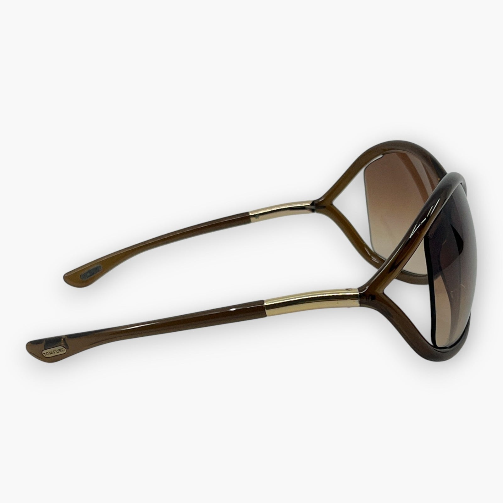 TOM FORD Brown Sunglasses FT0009/S Gradient Lenses w/ Case & Box