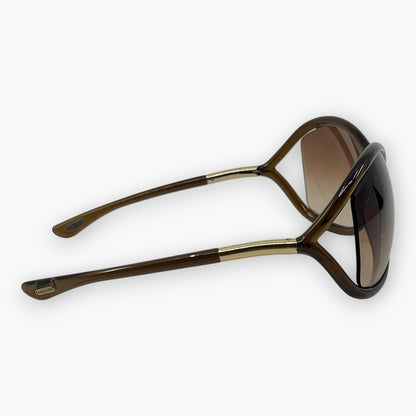 TOM FORD Brown Sunglasses FT0009/S Gradient Lenses w/ Case & Box