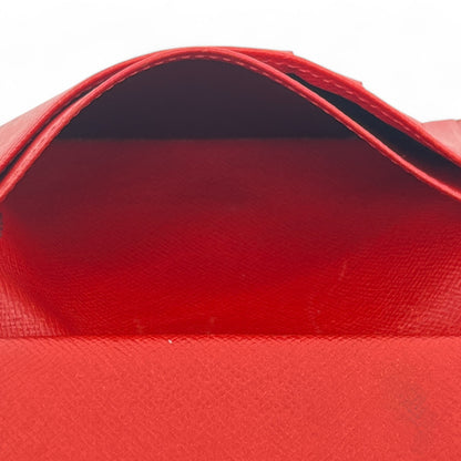 Louis Vuitton Epi Porto Monet Billet Viennois Compact Wallet in Red