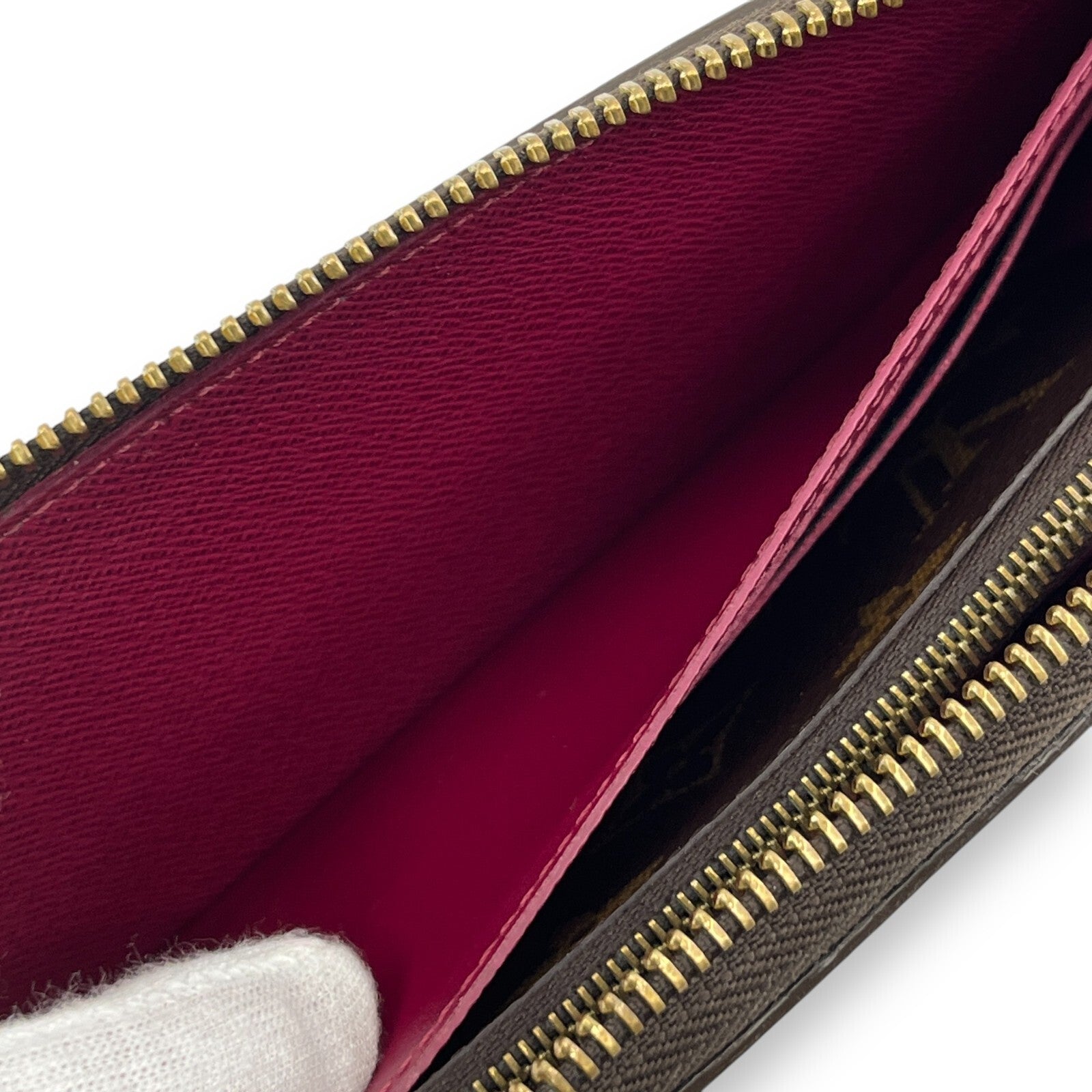 Louis Vuitton Monogram Portefeuille Clemence Zip-Around Wallet
