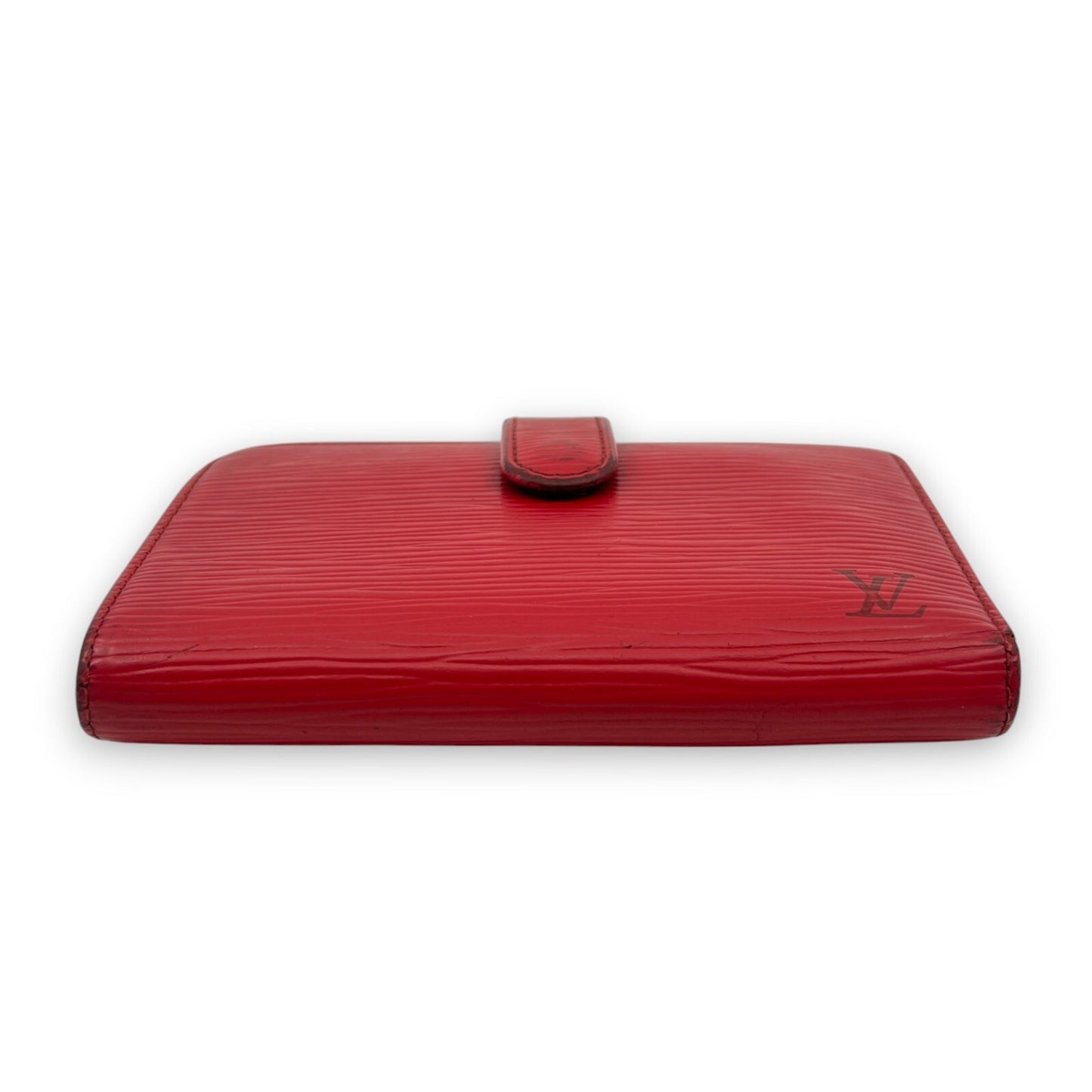 Louis Vuitton Epi Porto Monet Billet Viennois Compact Wallet in Red