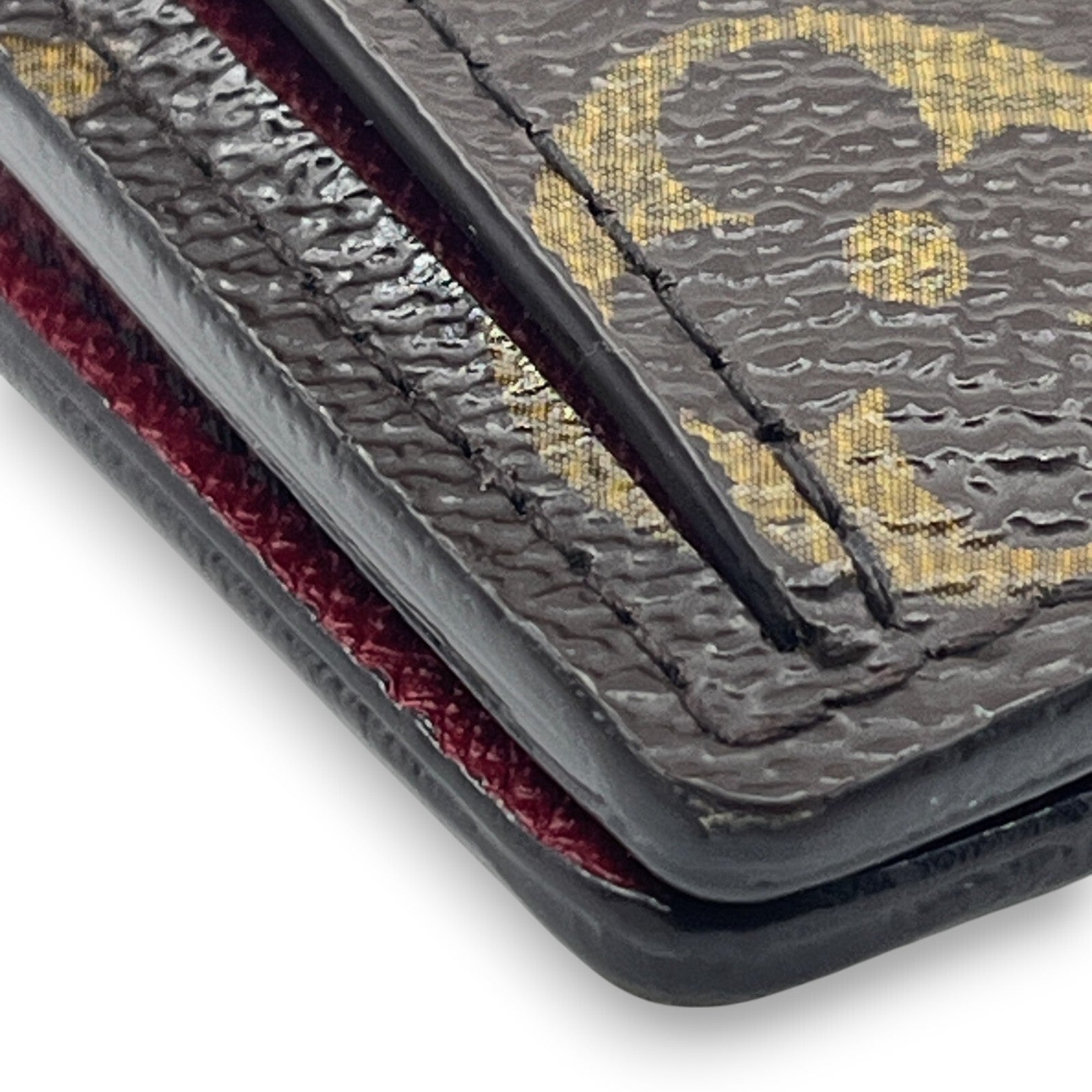 Louis Vuitton Monogram Portefeuille Marie Bifold Wallet Red M93802