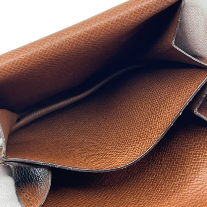 Louis Vuitton Monogram Porte-Monnaie Gousset Coin Purse Brown
