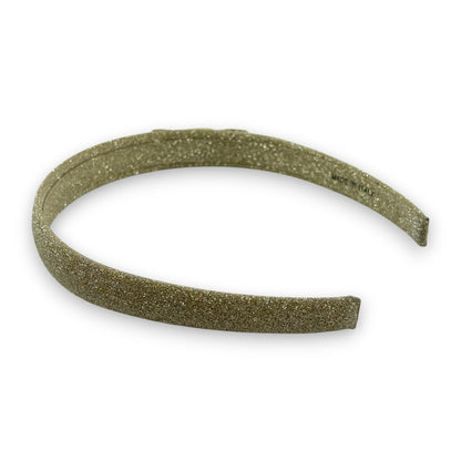 Salvatore Ferragamo Vara Glitter Silver Headband Hair Accessory