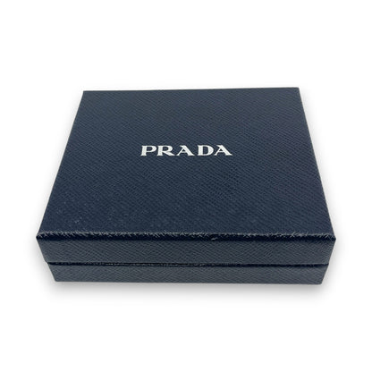 Prada Saffiano Leather Bifold Compact Wallet in Red w/ Box