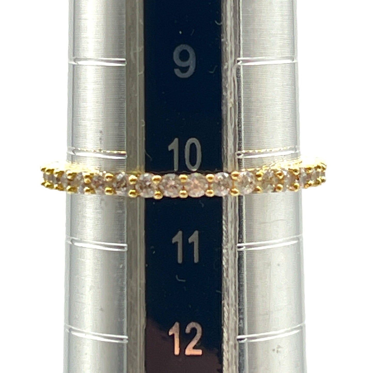 Swarovski Rhinestone Ring Thin Size 5.5 w/Box