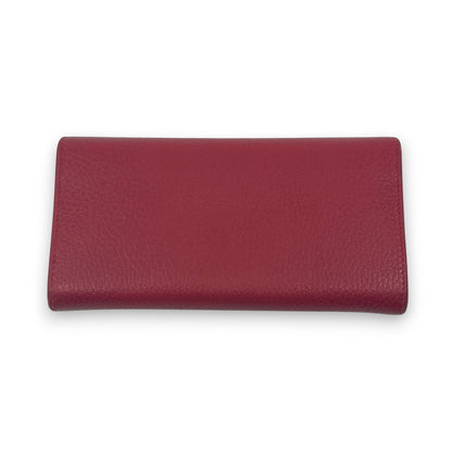 Gucci GG Marmont Continental Wallet in Red Leather