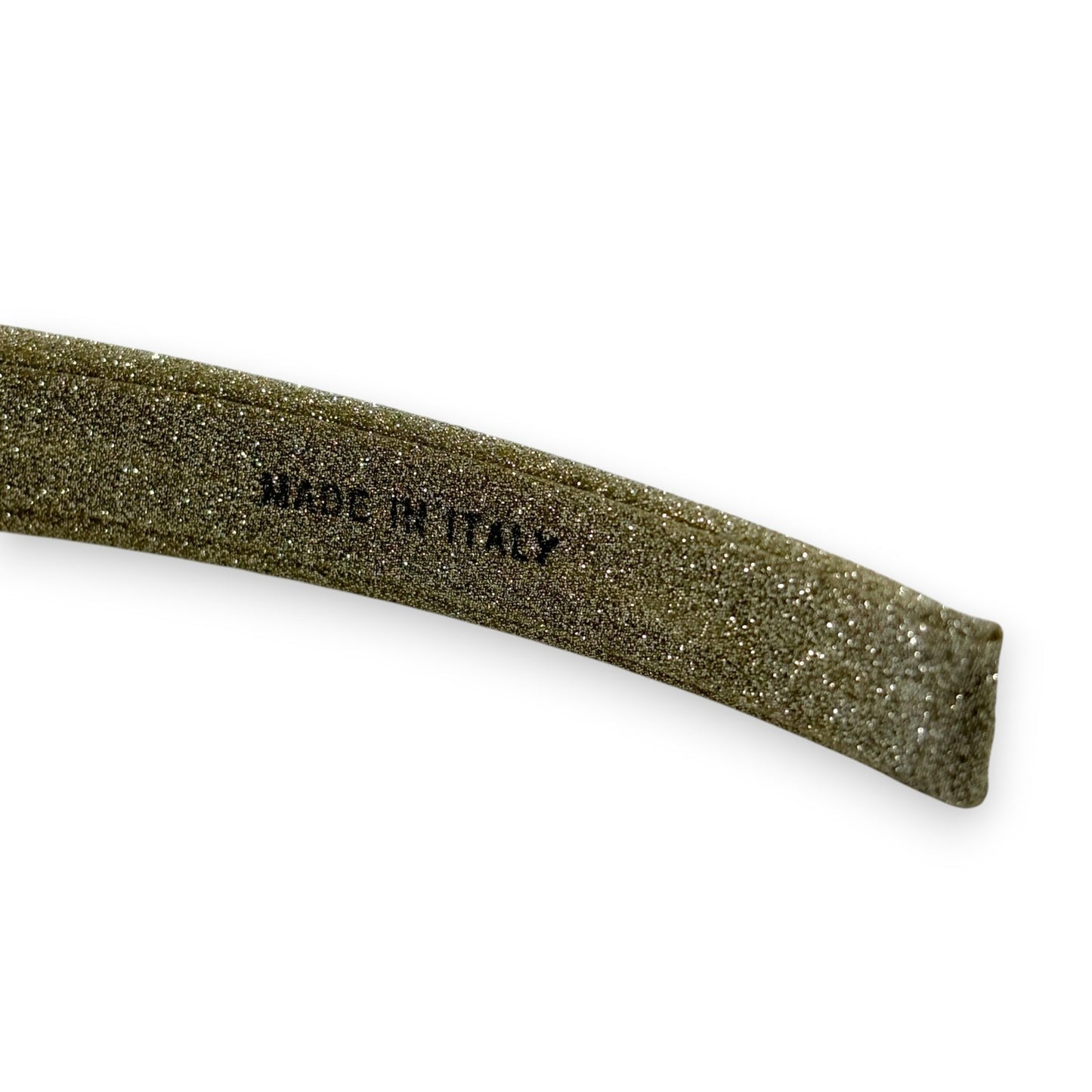 Salvatore Ferragamo Vara Glitter Silver Headband Hair Accessory