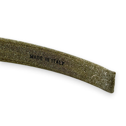 Salvatore Ferragamo Vara Glitter Silver Headband Hair Accessory