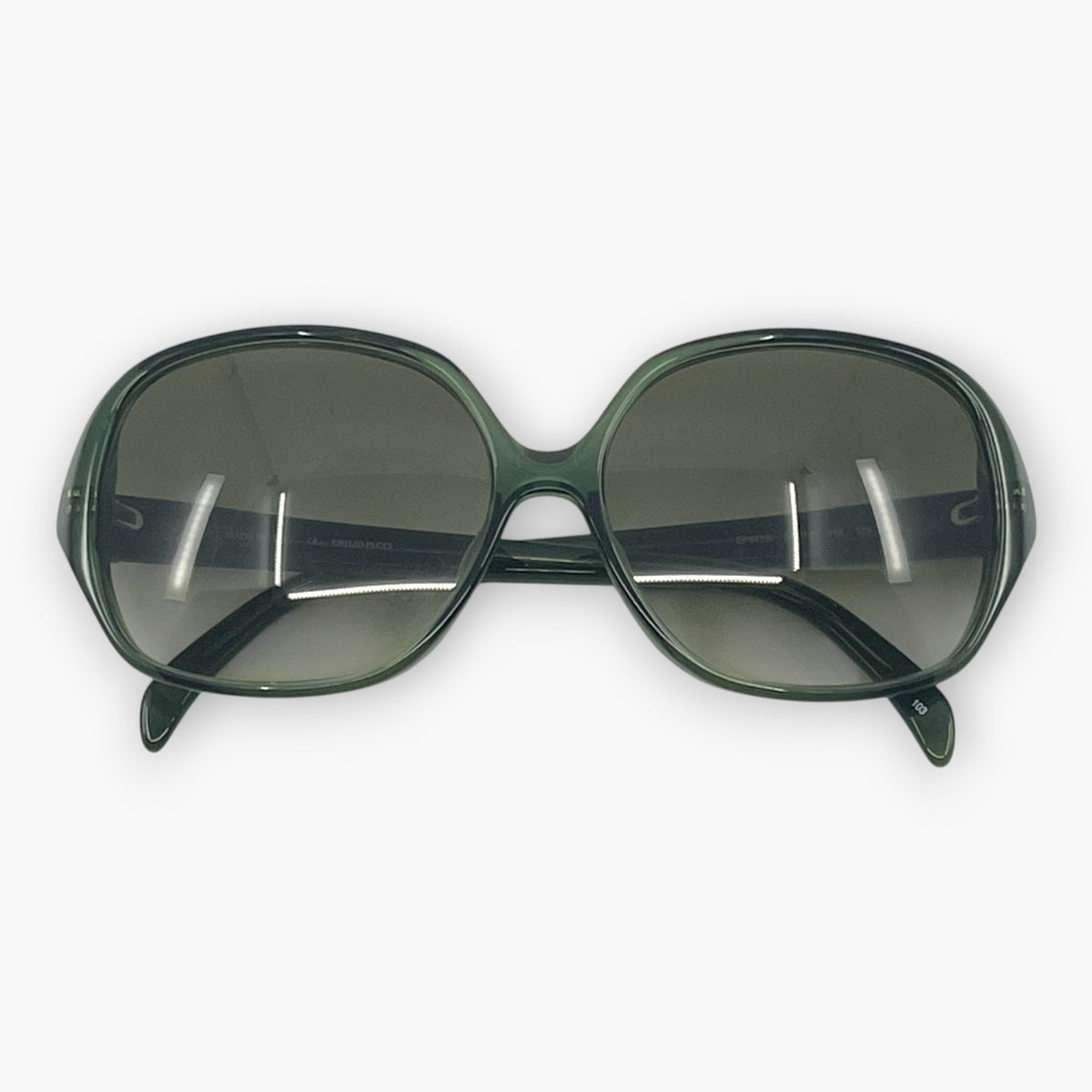 Emilio Pucci Light Gray Sunglasses EP671S Gradient Lenses w/ Case & Box