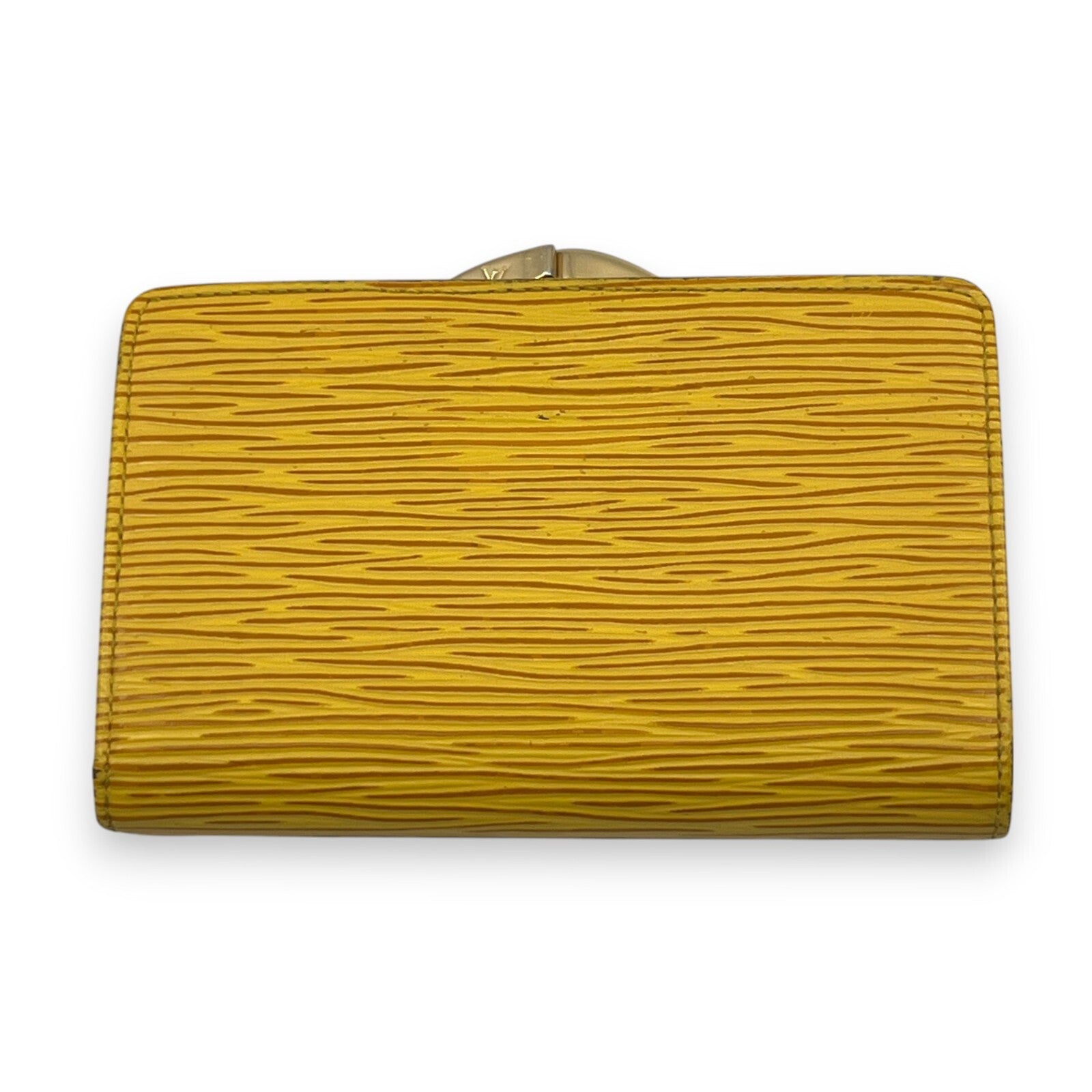 Louis Vuitton Epi Porto Monet Billet Viennois Compact Wallet in Yellow