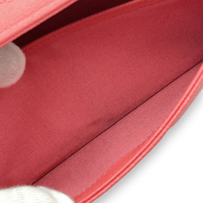 Chanel Caviar Skin Leather Long Wallet  Pink w/ Dust Bag & Certificate