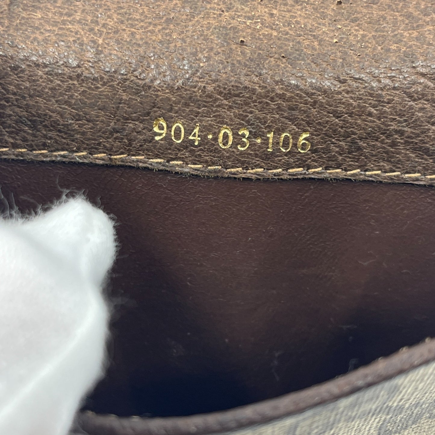 Gucci GG Supreme Canvas Web Stripe Bifold Wallet Brown Leather