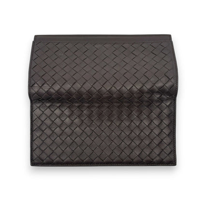Bottega Veneta Intrecciato Brown Leather Long Wallet w/ Box