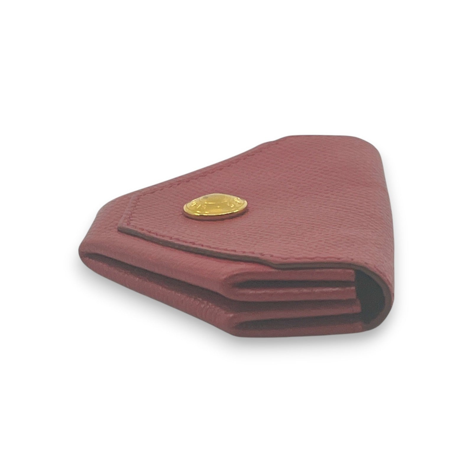 Hermes Le 24 Coin Purse in Red Epsom Leather with Gold Tone Hardware