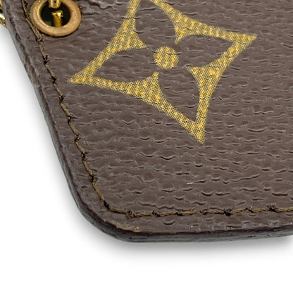 Louis Vuitton Monogram Pochette Cles Vintage Coin Pouch with Large LV Logo